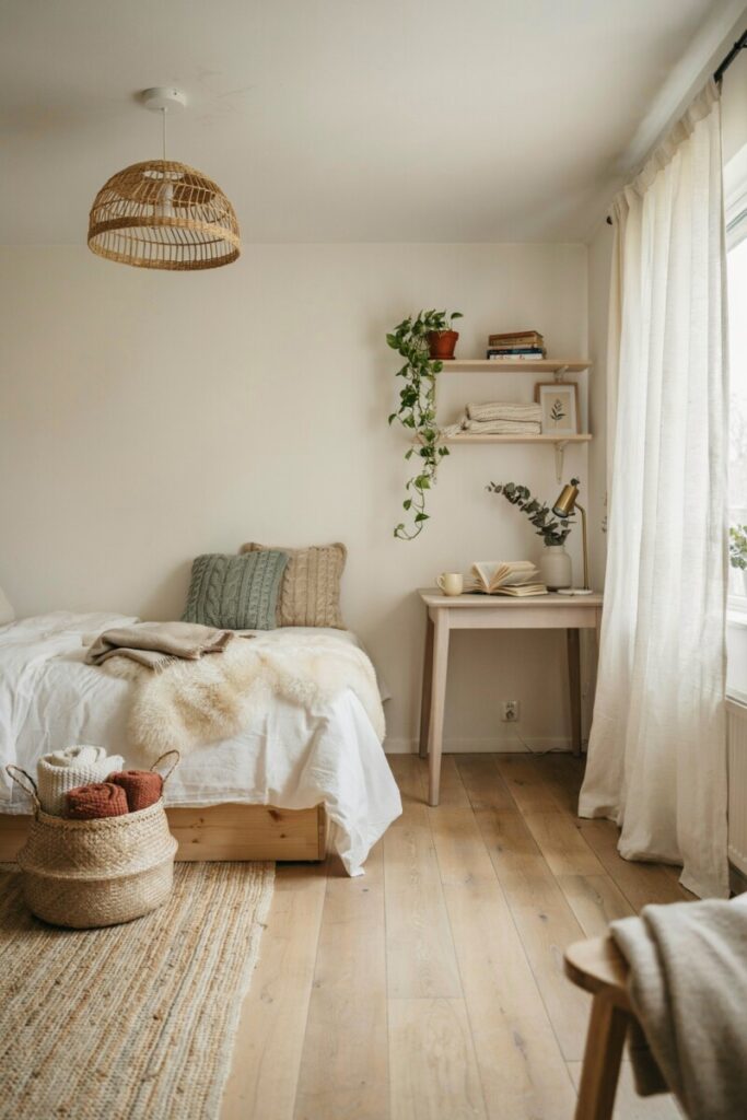 Scandinavian Simplicity with Cozy Accents