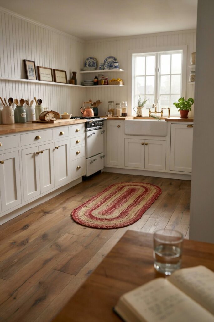 Beadboard Backsplash and Wainscot Details