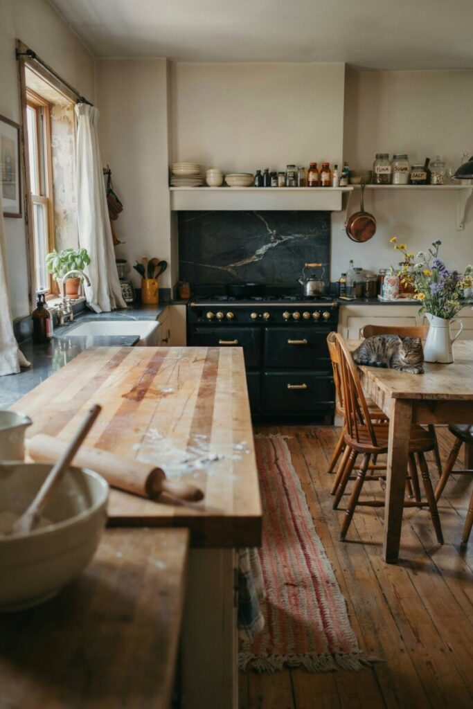 Butcher Block and Soapstone Countertops