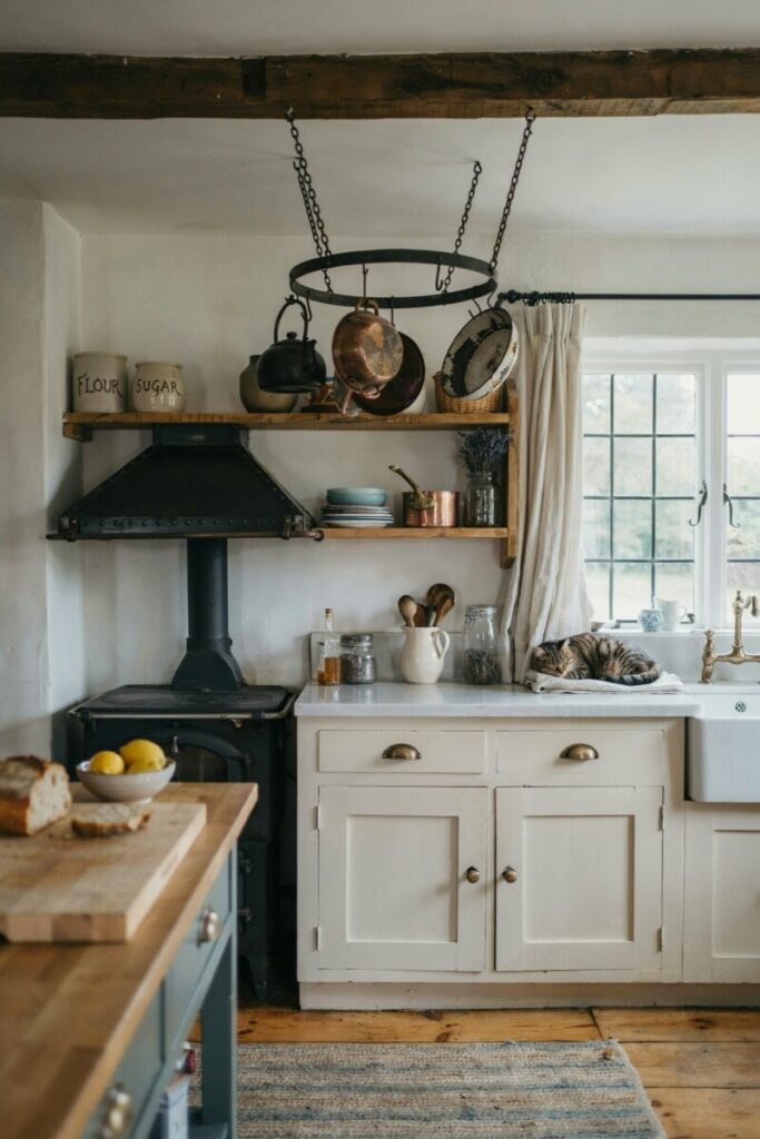 Unlacquered Brass and Hand-Forged Hardware