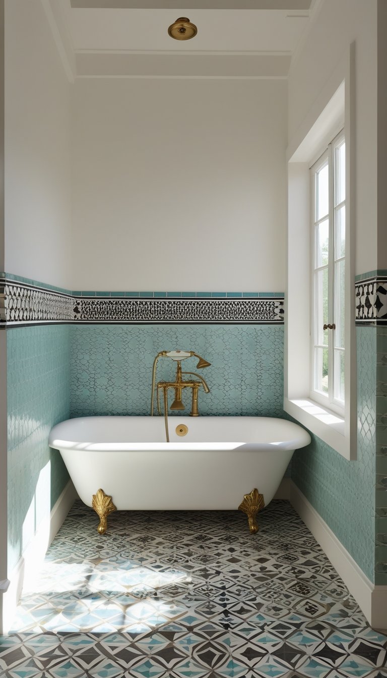 15 Vintage Bathroom Tile Ideas for a Timeless Look - Glamour Guide