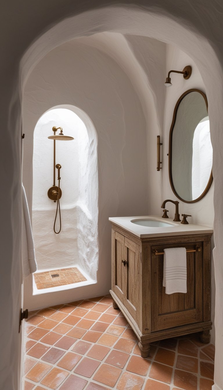 15 Rustic Bathroom Tile Ideas for a Warm and Natural Look - Glamour Guide