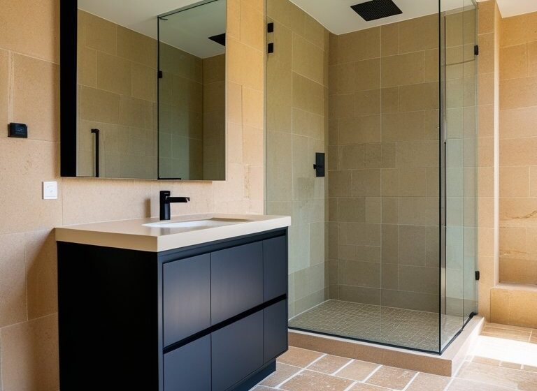  15 Black and Tan Bathroom Ideas for Warmth and Modern Sophistication