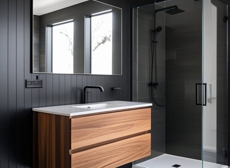 18 Black Shiplap Bathroom Ideas for Bold, Modern Elegance