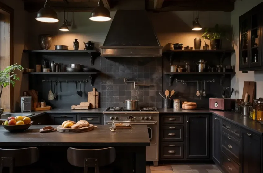  15 Stunning Black and Brown Kitchen Ideas for Modern Homes