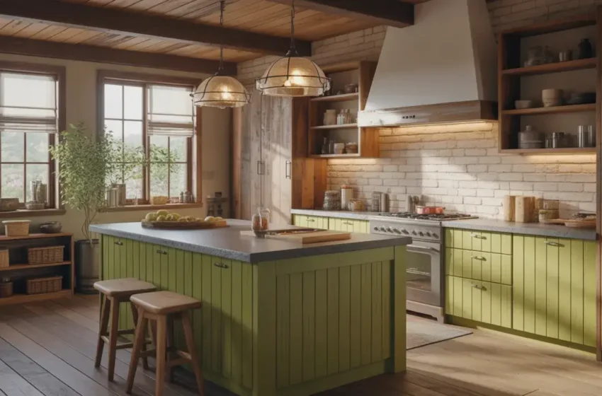  15 Stunning Green Kitchen Island Ideas for Modern Homes
