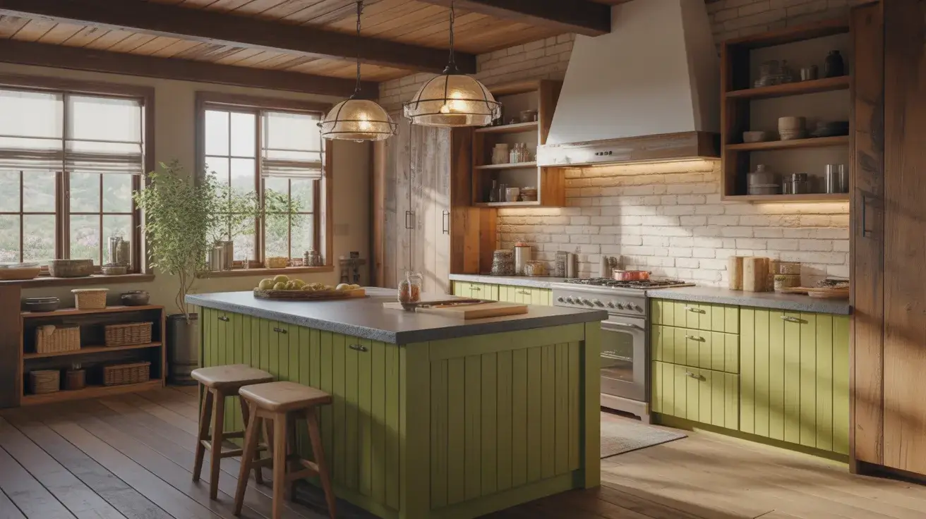 15 Stunning Green Kitchen Island Ideas for Modern Homes - Glamour Guide