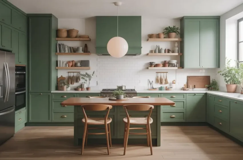  15 Stunning Green Countertops Kitchen Ideas and Color Combos