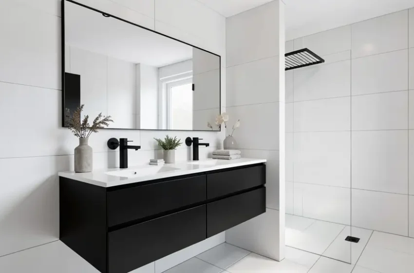  15 Stunning Black and White Bathroom Decor Ideas for Modern Homes