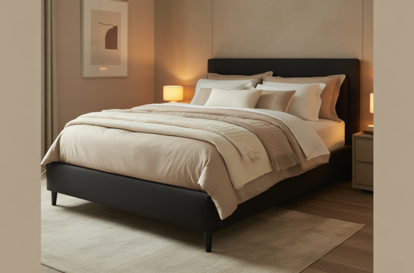  15 Stunning Black Bed Frame Bedroom Ideas Cozy Vibes