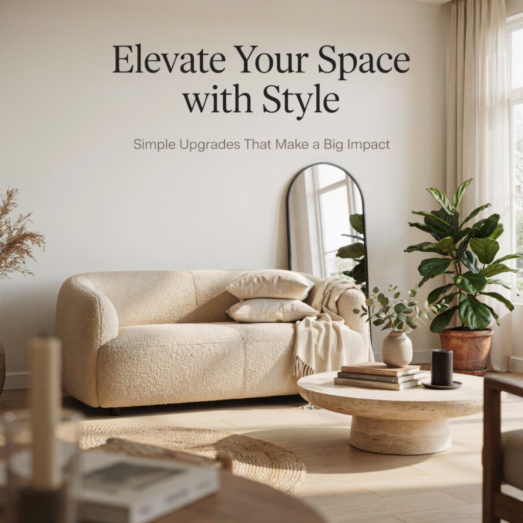 Elevate Your Space with Style Simple Upgrades That Make a Big Impact