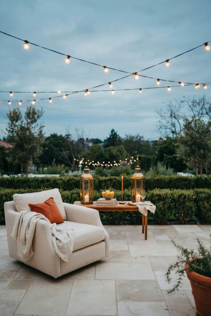 Glam Patio Lighting