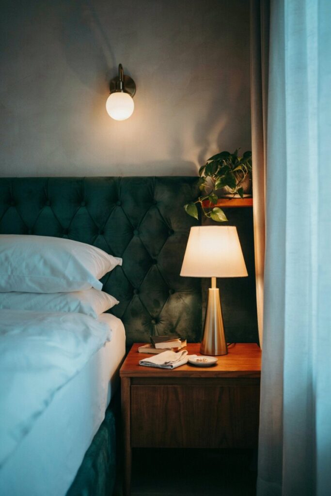 Layered Bedside Lighting