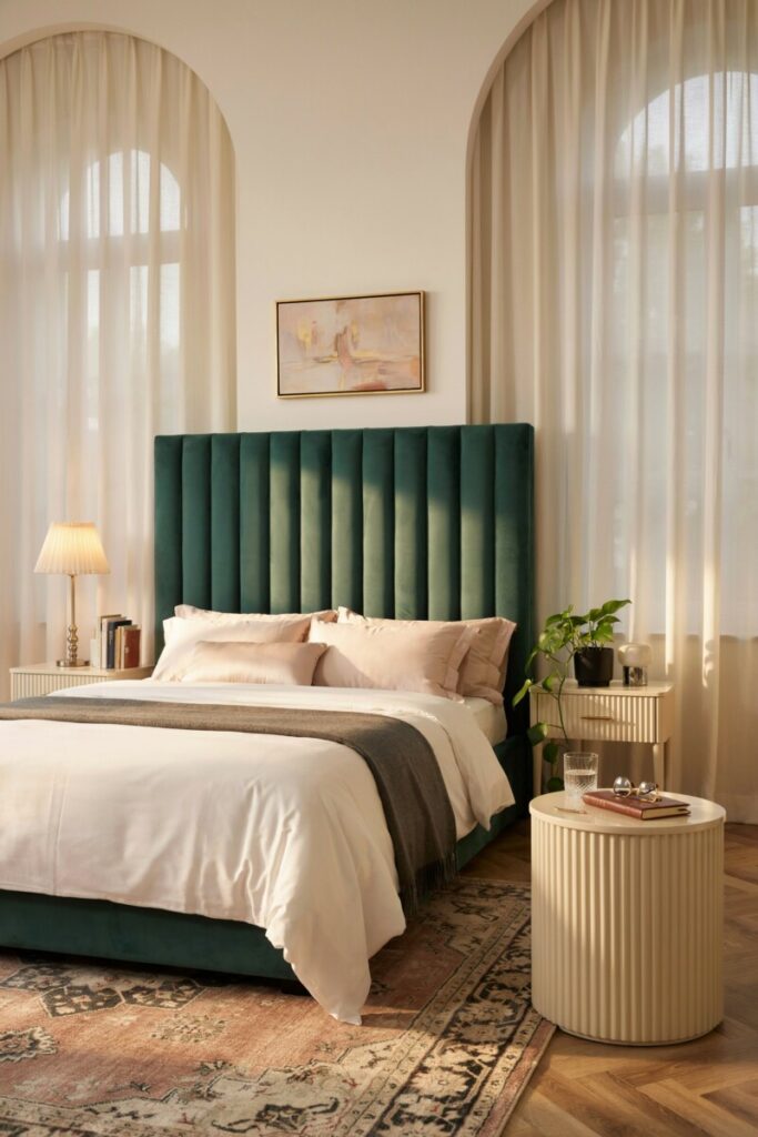 Tufted Velvet Headboard