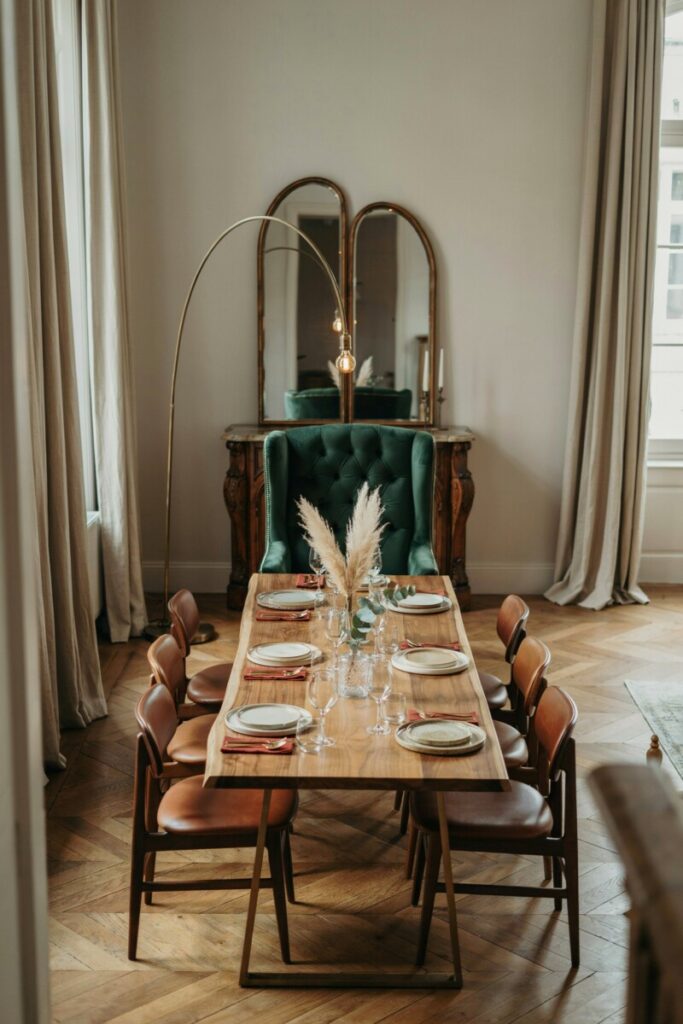 Velvet or Leather Dining Chairs