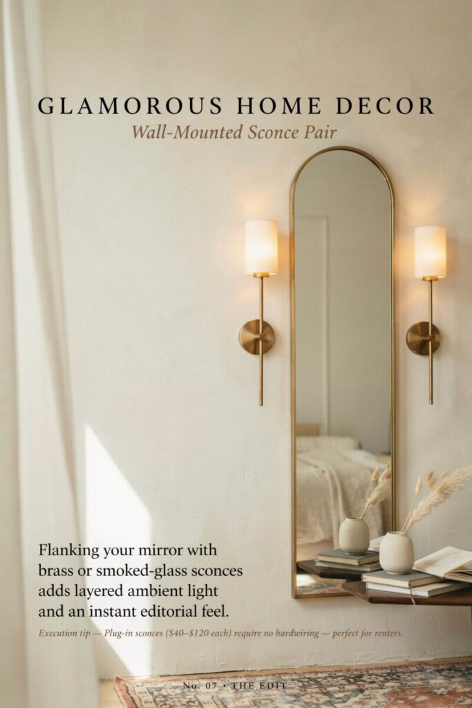 Wall-Mounted Sconce Pair
